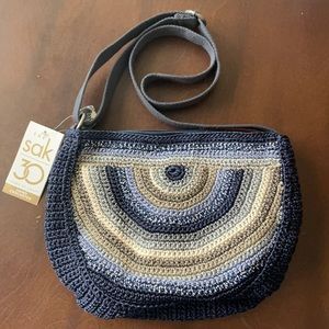 Hand crocheted over the shoulder bag- BRAND NEW